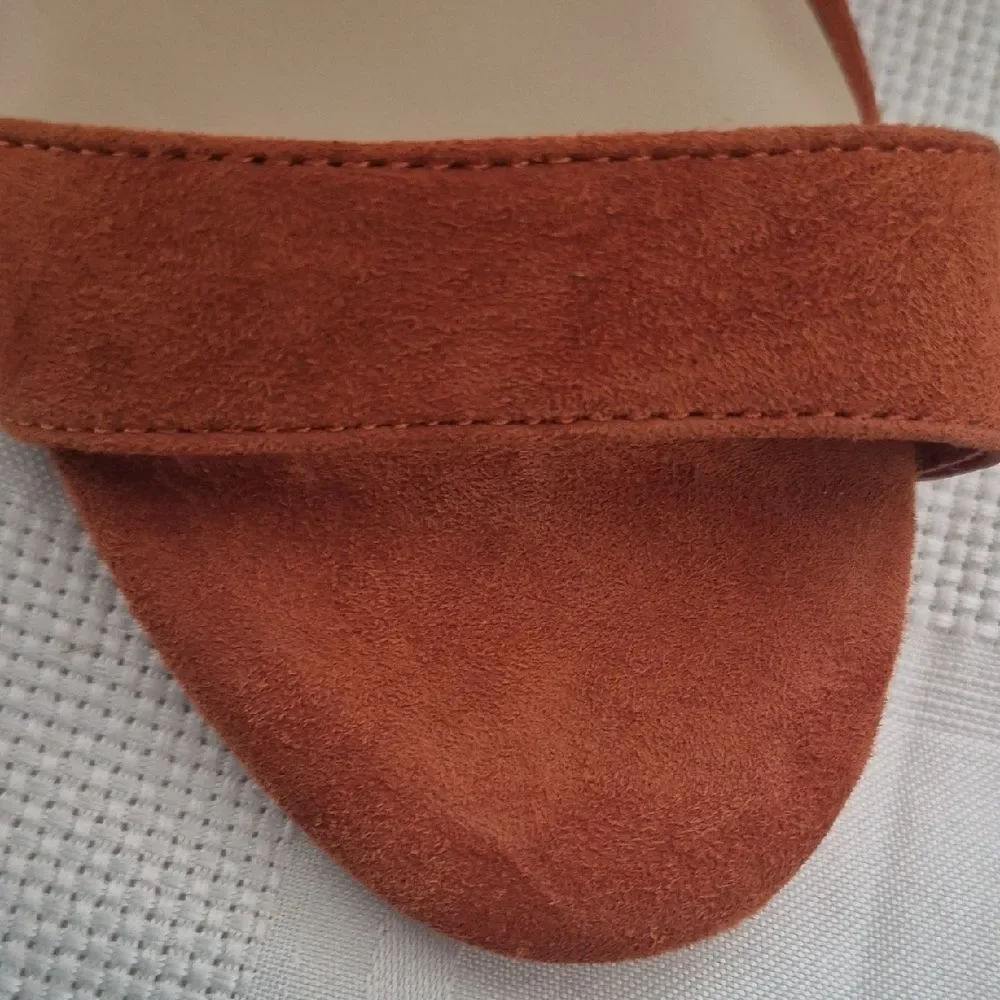 Marciano Women's Rust Lace-Up Heels - Picture 14 of 16